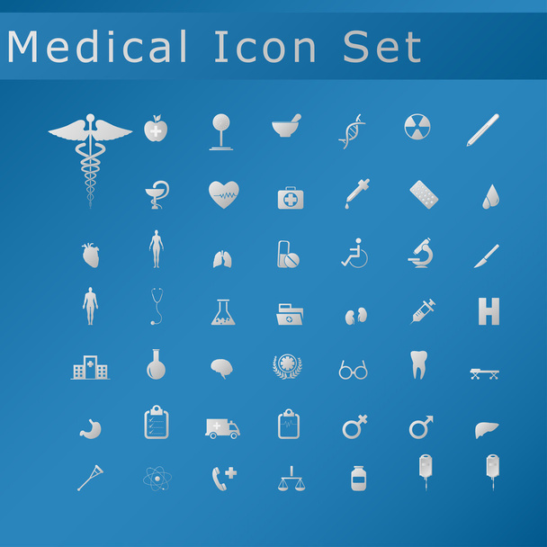 set di icone mediche - Vettoriali, immagini