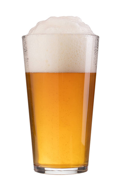 glass of beer isolated on white - Fotografie, Obrázek