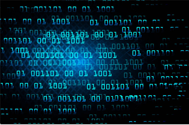 fondo de pantalla digital moderno de color azul, concepto de tecnología - Vector, Imagen