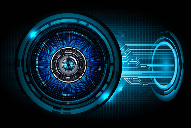 cyber circuit future technology concept background - Вектор, зображення