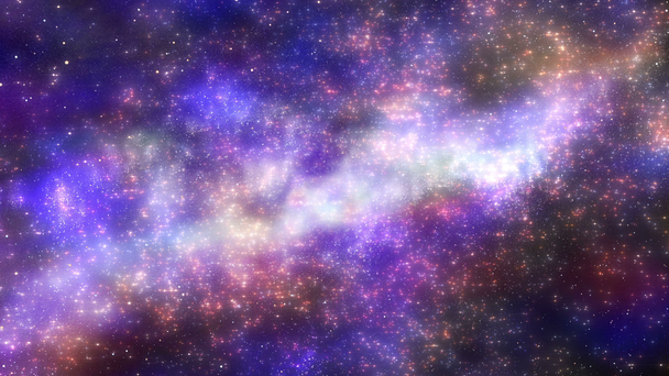 Flight into the universe, beautiful 3d animation - Video