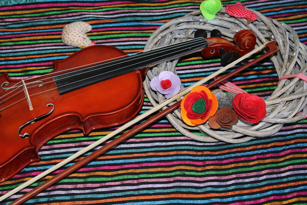 instrumento musical romântico violino - Foto, Imagem
