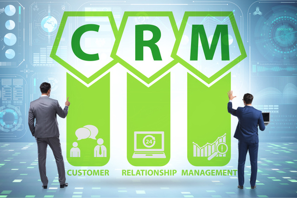 Концепція управління відносинами CRM з бізнесменом
 - Фото, зображення