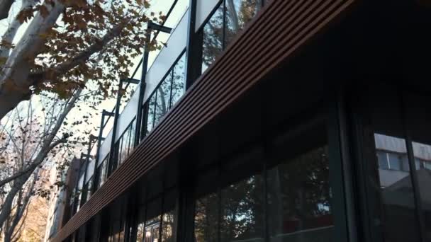 Exterior of a contemporary open office. - Footage, Video