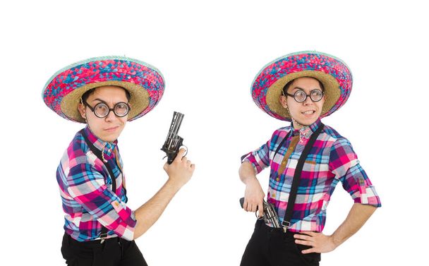 Vicces mexikói sombrero koncepció - Fotó, kép