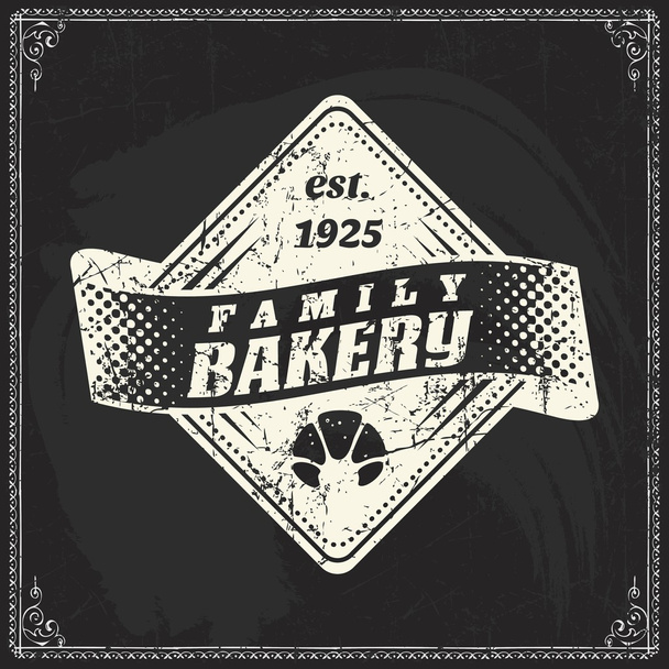 Retro-Bäckereietiketten für Vintage-Design - Vektor, Bild