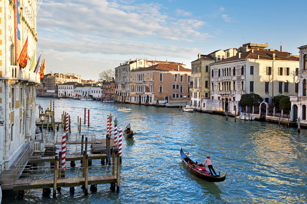イタリア、ヴェネツィアの大運河 - 写真・画像