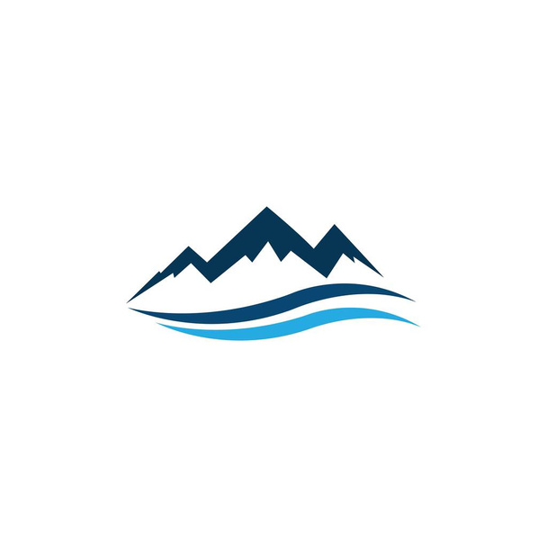 Berge Logo Vektor Symbol Vorlage - Vektor, Bild