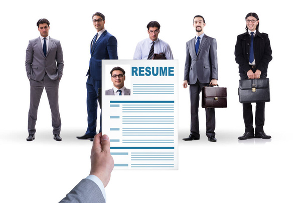 Recruitment and employment concept with businessman - Photo, Image
