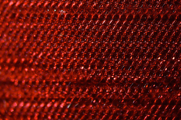 Piros papír textúra minta mikroszkóppal - Fotó, kép