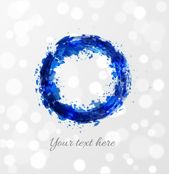 Bright blue circle - Διάνυσμα, εικόνα
