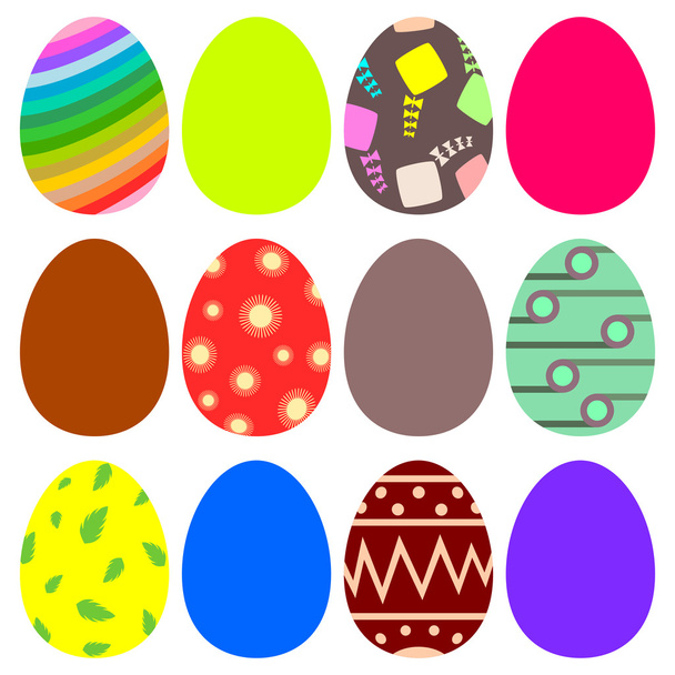 uova di Pasqua - Vettoriali, immagini