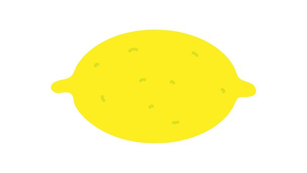 Icône citron, design simple, clip art icône citron - Vecteur, image