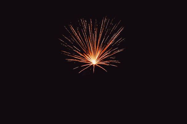 Abstract colored firework background with free space for text - Valokuva, kuva