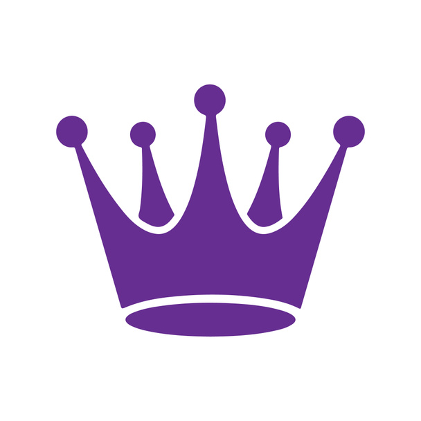 Kruunu siluetti symbolit - Kuvake - Valokuva, kuva