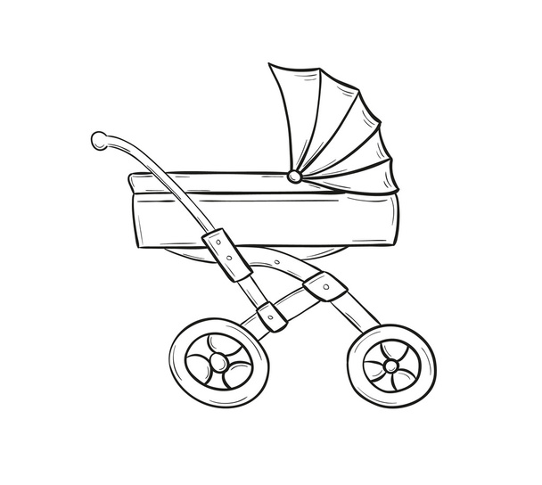 stroller - Vector, Image