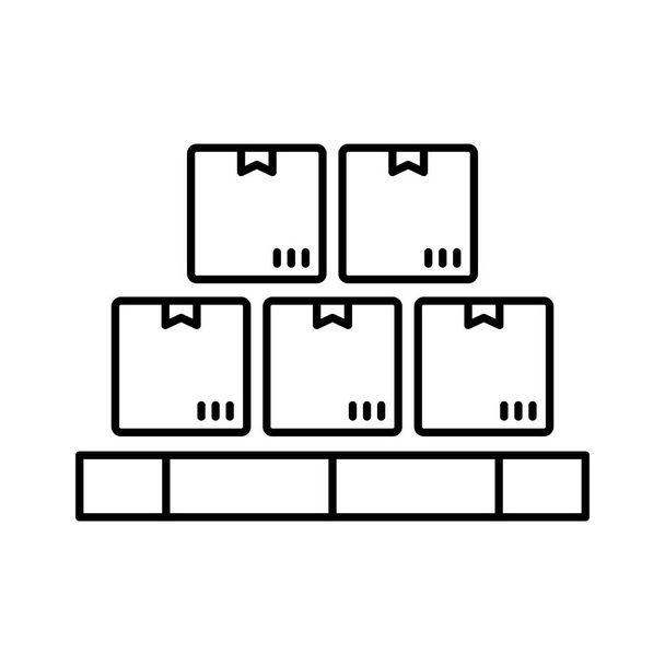 Verzending Geïsoleerde Vector pictogram dat gemakkelijk kan wijzigen of bewerken in elke stijl of vorm - Vector, afbeelding