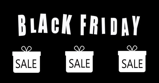 Black Friday Sale banner Neon - Footage, Video