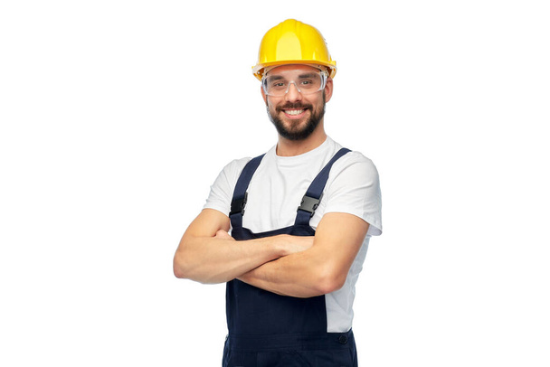 male worker or builder with crossed arms - Фото, изображение