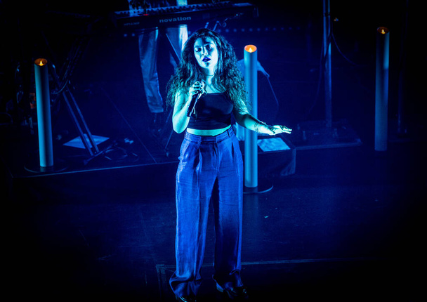 Lorde Tivoli performing on stage during  music festival  - Photo, Image