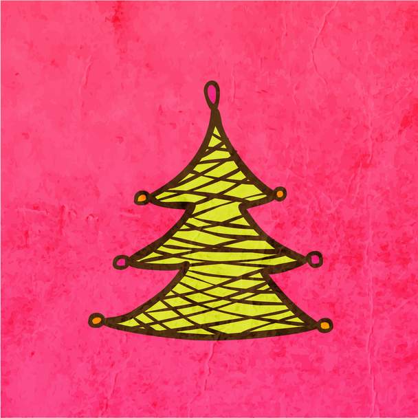 Christmas Tree. - Διάνυσμα, εικόνα