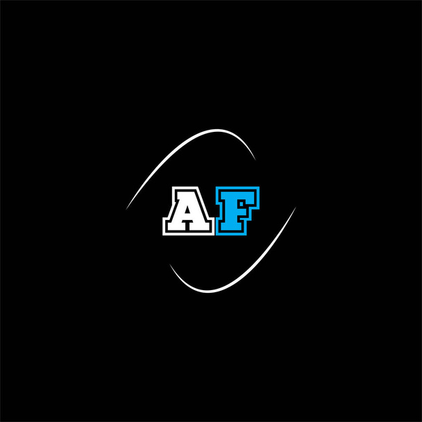 Een G letter logo creatief ontwerp op zwarte kleur background.ag monogram - Vector, afbeelding