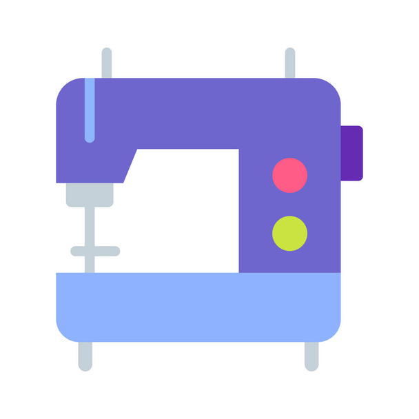 Sewing machine, machine, sewing, tailor fully editable vector icon - Vector, Image