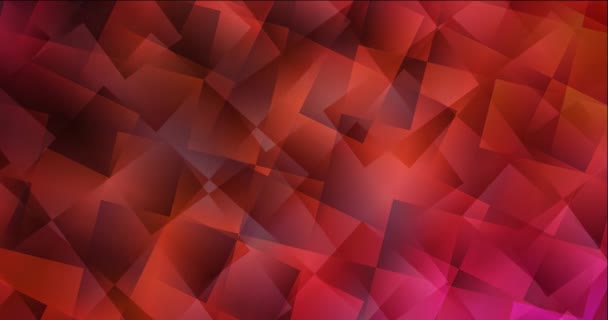 4K silmukka vaaleanpunainen, punainen abstrakti animaatio rhombus. - Materiaali, video