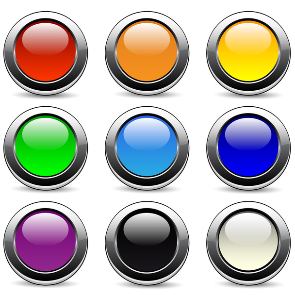 Conjunto de botones
 - Vector, Imagen