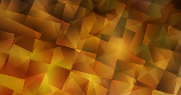 Images orange foncé en boucle 4K dans un style polygonal. - Séquence, vidéo