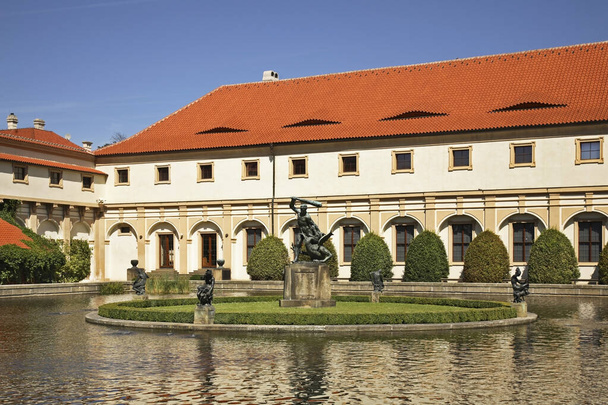 Wallenstein Palace in Prague. Czech Republic - 写真・画像