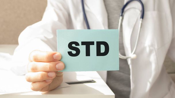 STD - Sexually Transmitted Disease. Medical Concept: STOP STD - Zdjęcie, obraz