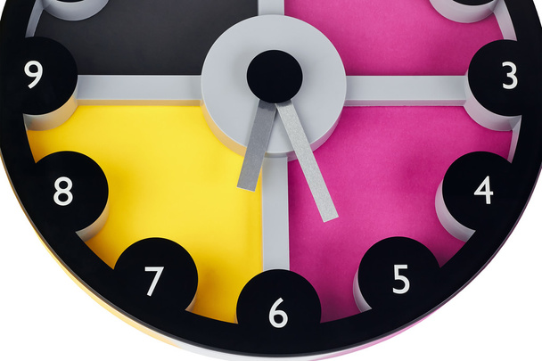 multi-colored clock - Photo, Image