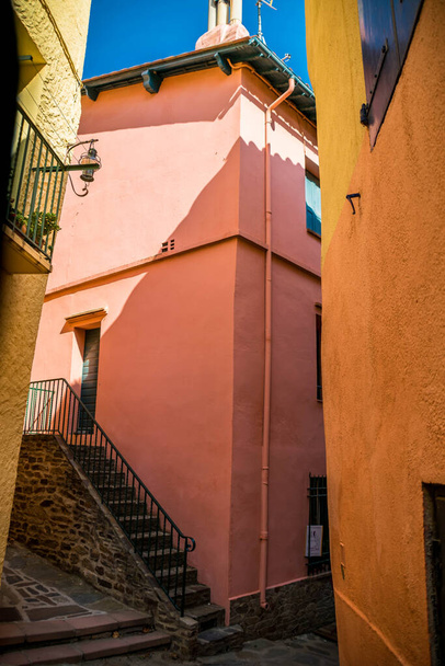 Collioure, seaside village on the vermeille coast in Occitania. - Photo, Image