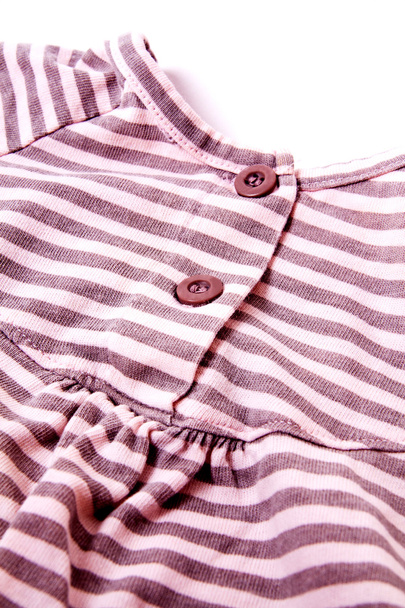 baby striped blouse on a white background - Foto, imagen