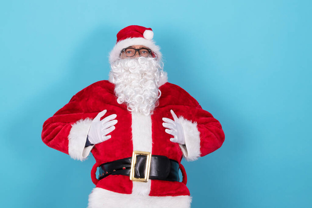 Санта-Клаус изолирован на фоне - Фото, изображение