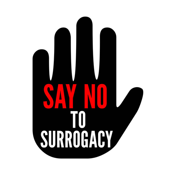 Say no to surrogacy symbol - Photo, Image