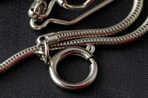 Silver chain - Foto, Bild
