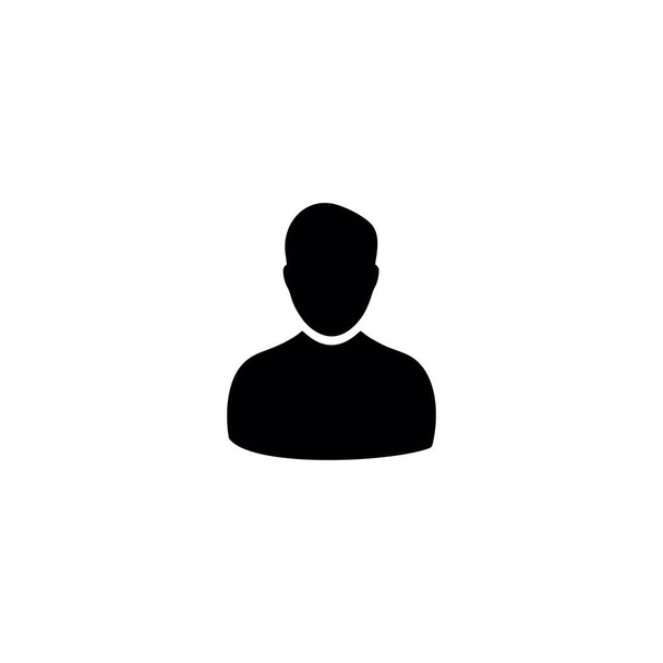 male user silhouette Icon vector. symbol for web site Computer and mobile vector - Vector, Image