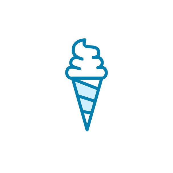 Illustration Vector graphic of ice cream icon template - Vector, Image
