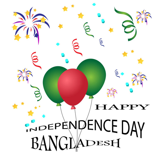 bangladesh independencia día vector plantilla diseño ilustración - Vector, imagen