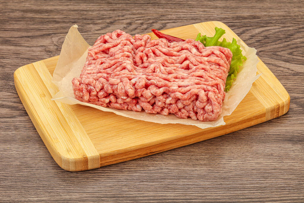Carne picada - carne de porco e carne de bovino - para cozinhar - Foto, Imagem