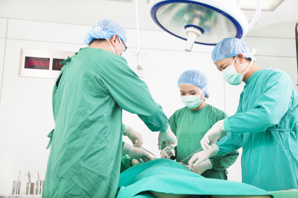 chirurg tým pracující v operačním sále. - Fotografie, Obrázek