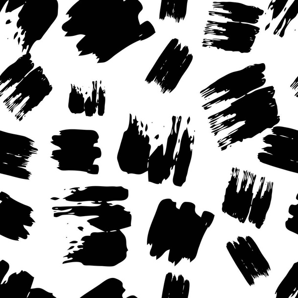 Seamless Pattern with hand drawn scribble smears - Vector, Image
