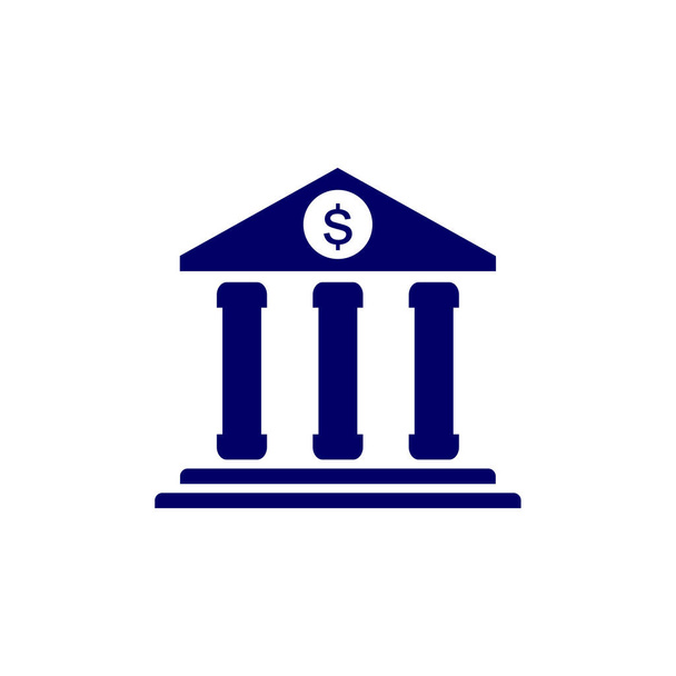 Дизайн логотипу банку векторний шаблон, концепція дизайну бізнес логотипу, символ піктограми
 - Вектор, зображення