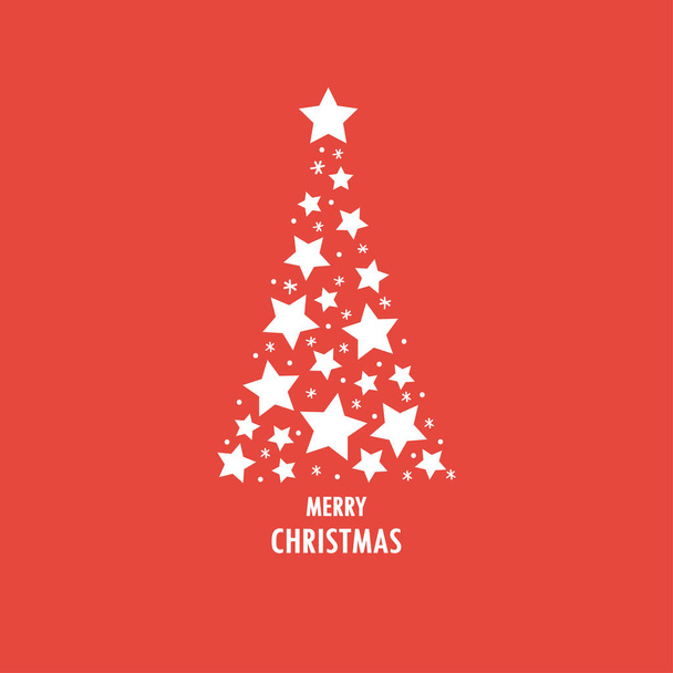 Merry Christmas poster. Merry Christmas vector text. Merry Christmas lettering design card template. - Wektor, obraz