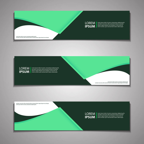 Label Banner Antecedentes Modern Business Diseño de plantillas corporativas Web - Vector, Imagen