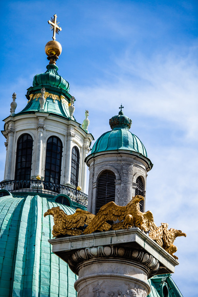 Εκκλησία του Αγίου Καρόλου (karlskirche), Βιέννη  - Φωτογραφία, εικόνα