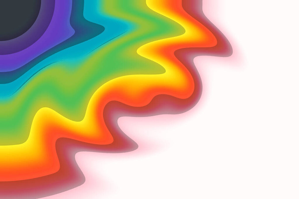 Κομψό χρώμα διαβαθμίσεις Ταπετσαρία με φωτεινό χρώμα του ουράνιου τόξου για την ιστοσελίδα, banner. - Φωτογραφία, εικόνα