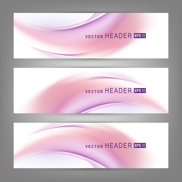 Set of colorful vector banners or business card - Διάνυσμα, εικόνα